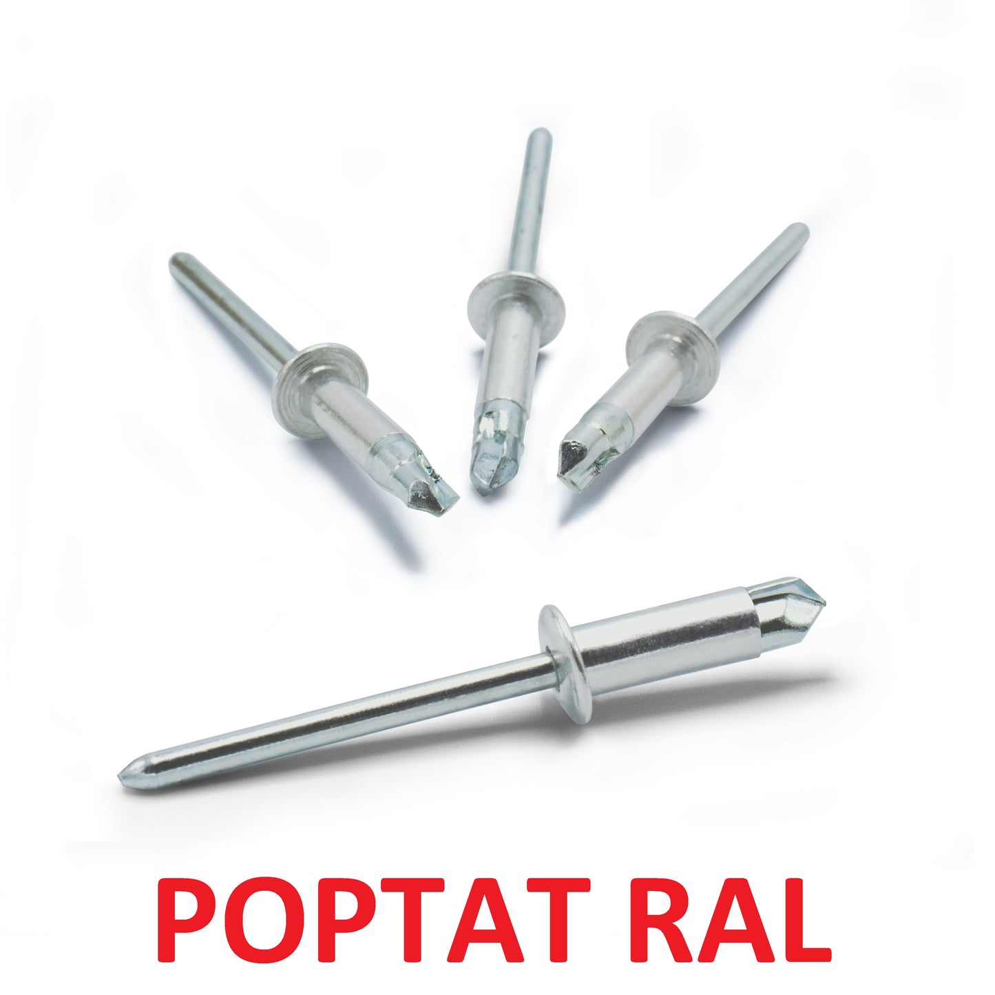 Fast rivet 4 x 10 aluminum / galvanized, drill S, painted, RAL POPTAT, pack of 400 pcs.