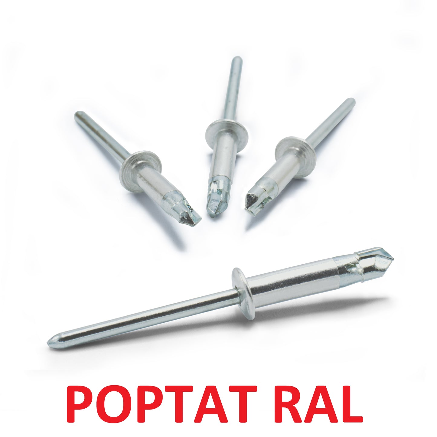 Fast rivet 4 x 15 aluminum / galvanized, drill L, painted, RAL POPTAT, pack of 400 pcs.