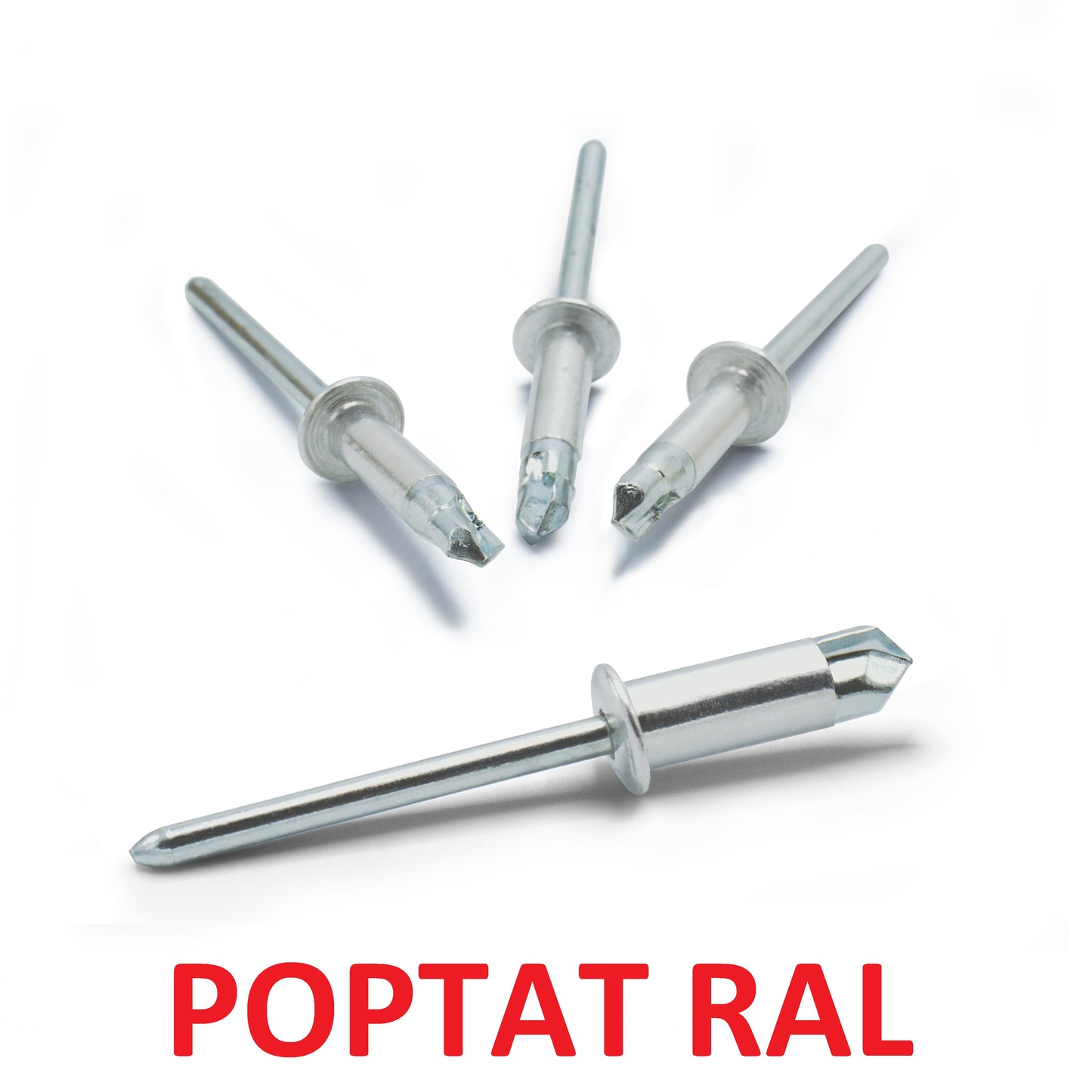Fast rivet 4.8 x 10 aluminum / galvanized, drill S, painted, RAL POPTAT, pack of 200 pcs.