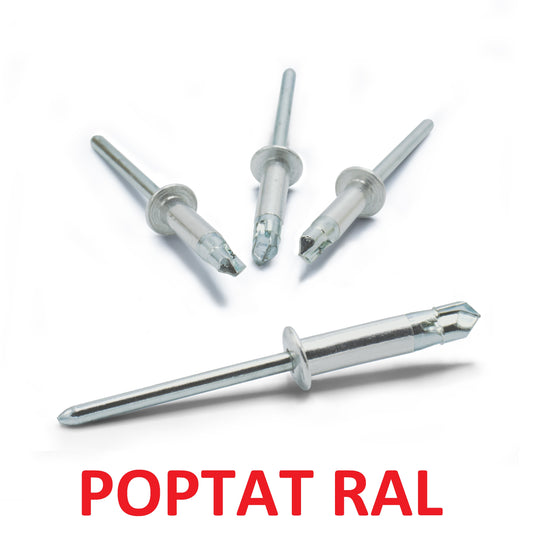 Fast rivet 4 x 15 aluminum / galvanized, drill L, painted, RAL POPTAT, pack of 400 pcs.